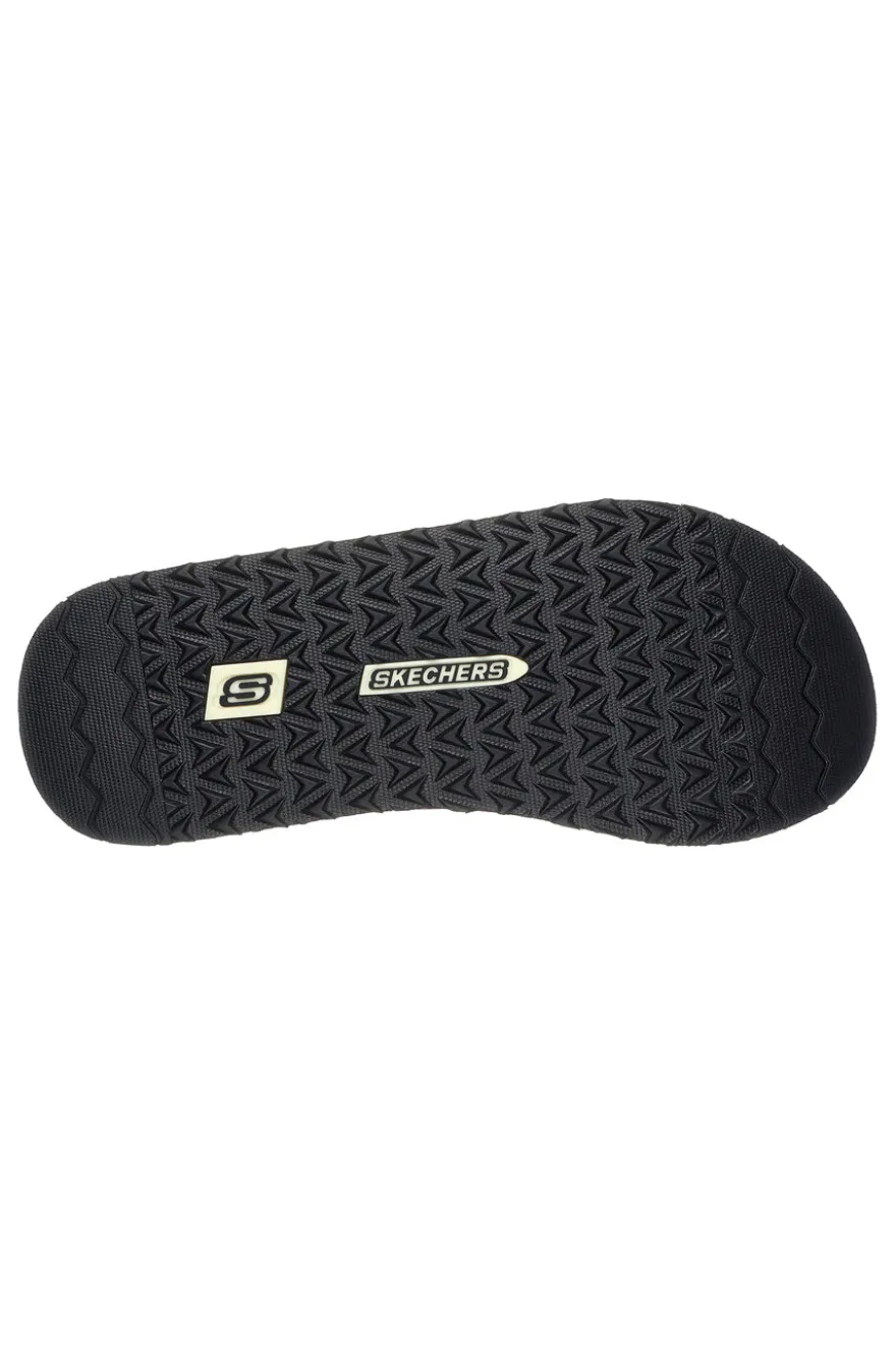 Infradito Marroni con Tomaia in Canvas Skechers Tantric - Fritz