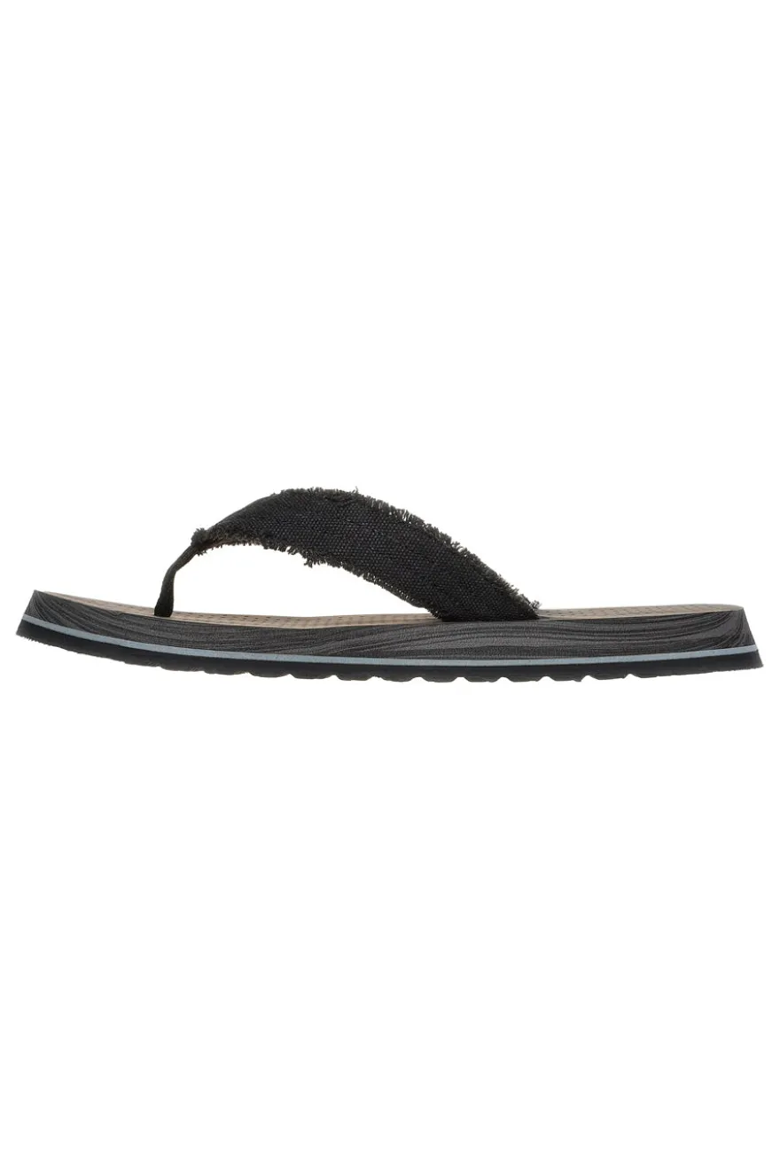 Infradito Marroni con Tomaia in Canvas Skechers Tantric - Fritz
