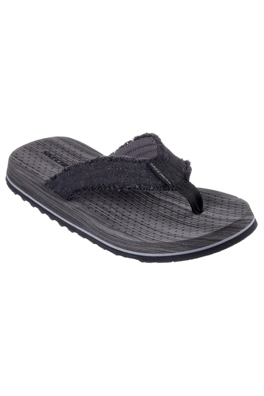 Infradito Marroni con Tomaia in Canvas Skechers Tantric - Fritz