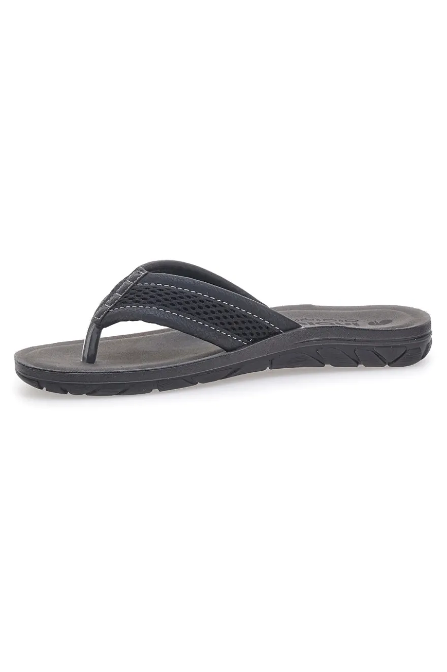 Infradito nere con fascetta imbottita Inblu 11VT