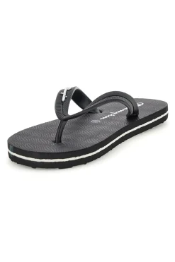 Infradito nere con fascetta nera Champion Big classic evo ii