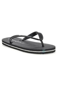 Infradito nere con fascetta nera Champion Big classic evo ii