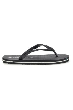 Infradito nere con fascetta nera Champion Big classic evo ii