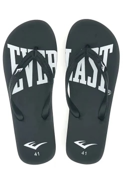 Infradito nere con logo Everlast EV010