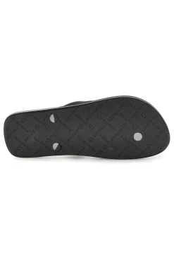 Infradito nere con logo Superga S24T189