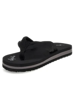Infradito nere con scritta grigia Australian AU24M409