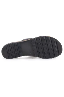 Infradito nere con zeppa Pittarello 664