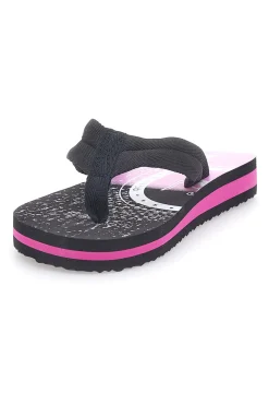 Infradito nere e fucsia con stampa grafica da donna Australian AU24W408