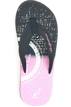 Infradito nere e fucsia con stampa grafica da donna Australian AU24W408
