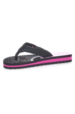 Infradito nere e fucsia con stampa grafica da donna Australian AU24W408