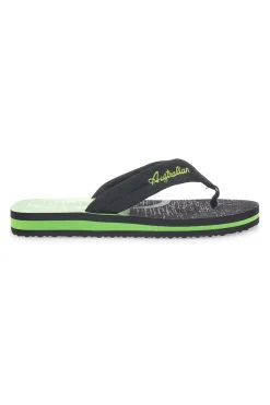 Infradito nere e verdi con stampa grafica Australian AU24M408