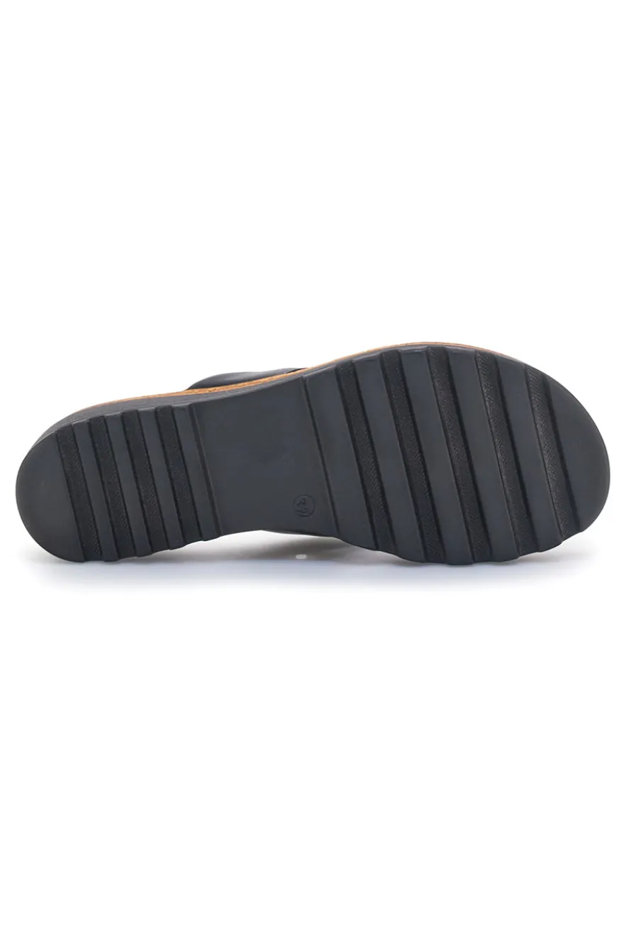Infradito Neri in vera pelle Made in Italy Pittarello 66470811