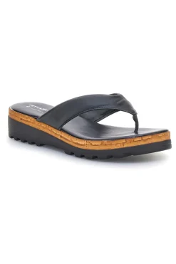 Infradito Neri in vera pelle Made in Italy Pittarello 66470811
