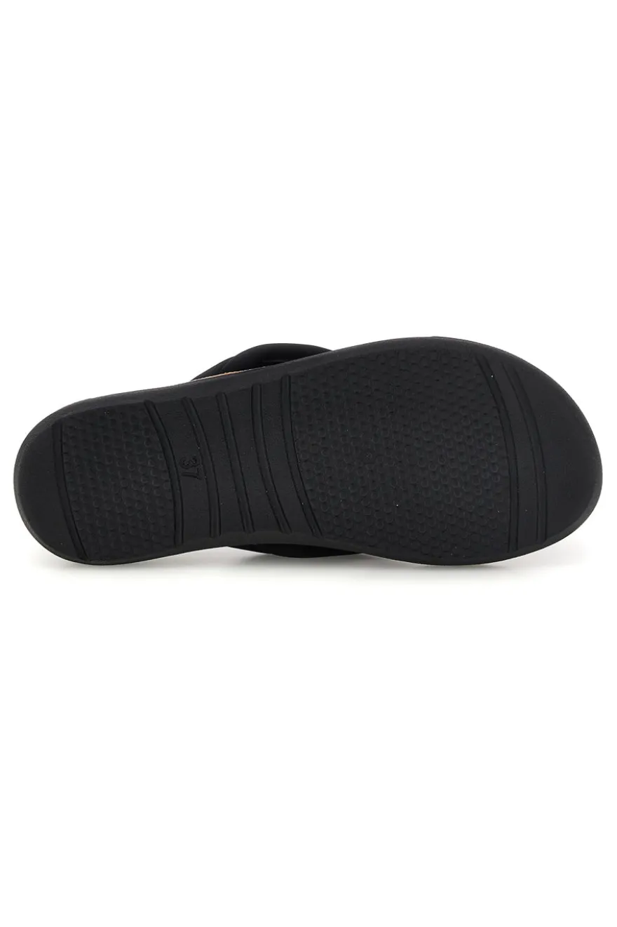 Infradito nero beige dual density Inblu 04 SF