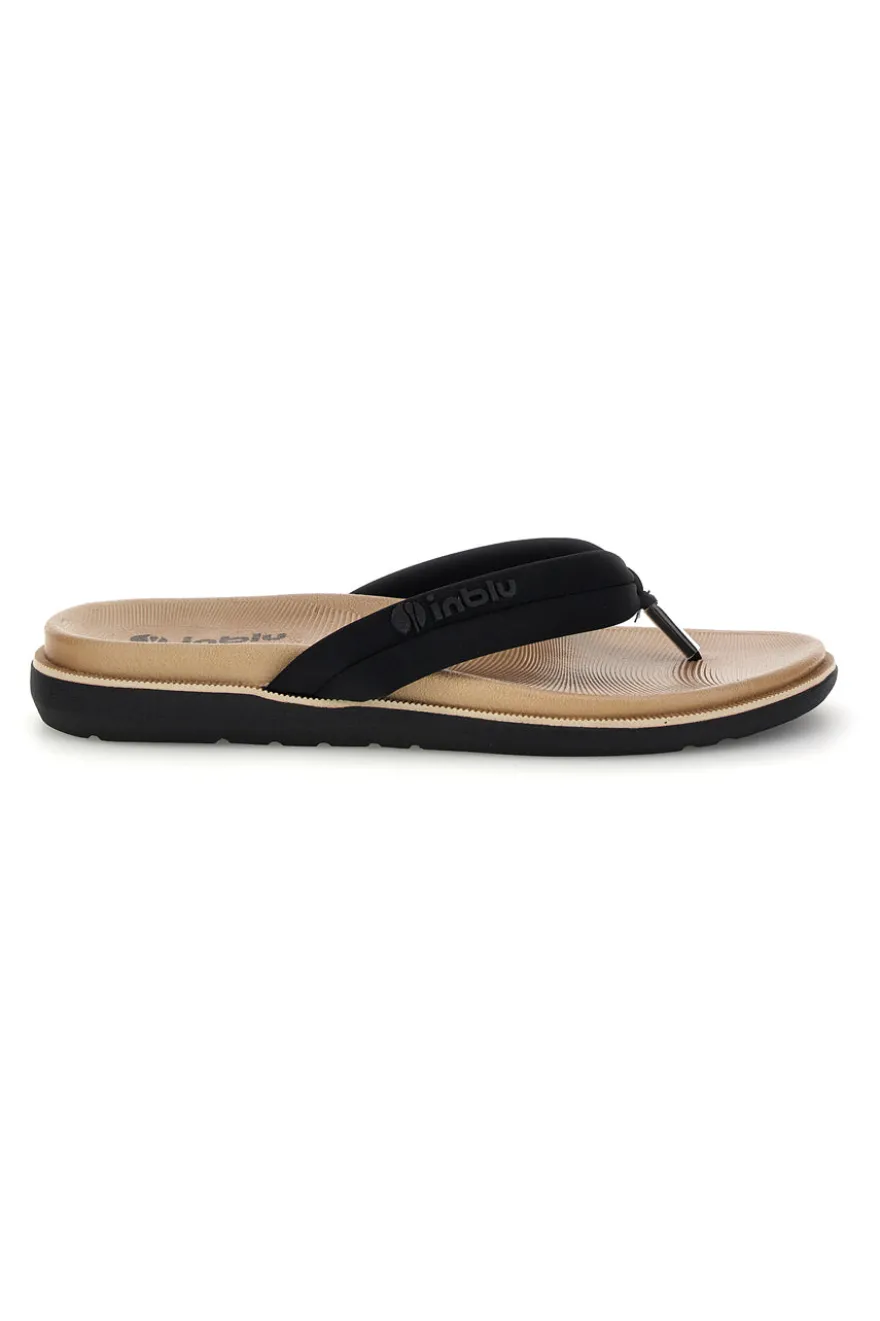 Infradito nero beige dual density Inblu 04 SF