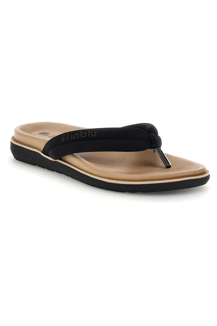 Infradito nero beige dual density Inblu 04 SF