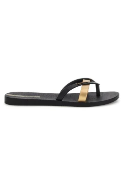 Infradito Nero Fascia Metallizzata Ipanema IP81805
