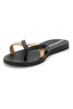 Infradito Nero Fascia Metallizzata Ipanema IP81805