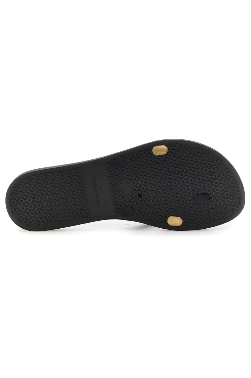Infradito Nero Fascia Metallizzata Ipanema IP81805