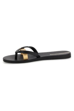 Infradito Nero Fascia Metallizzata Ipanema IP81805