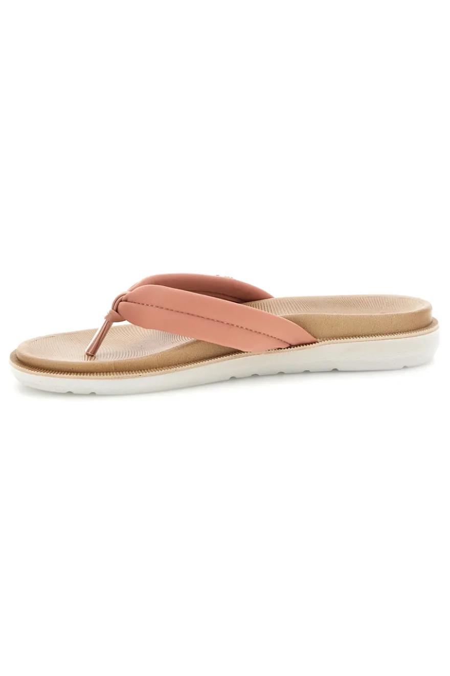 Infradito rosa con logo Inblu 04 SF