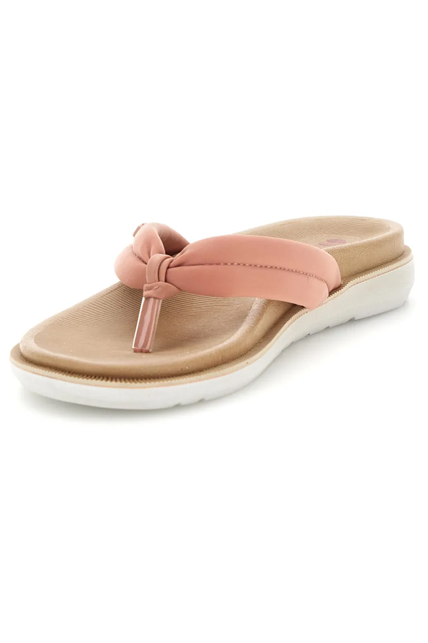 Infradito rosa con logo Inblu 04 SF