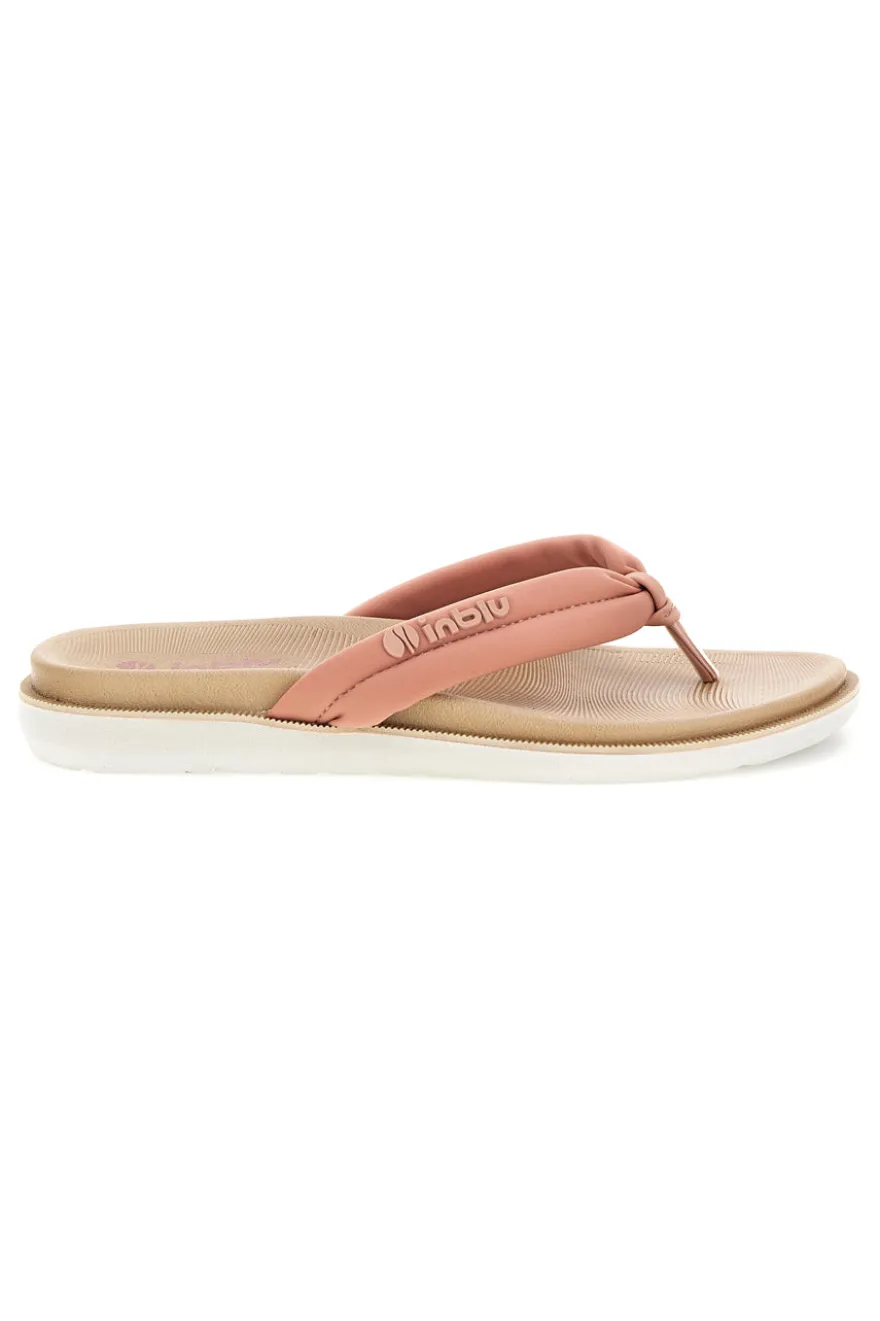 Infradito rosa con logo Inblu 04 SF
