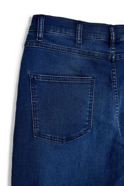 Jeans blu effetto lavato con cinque tasche Sevenoaks 4043