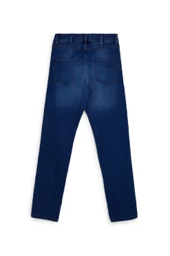 Jeans blu effetto lavato con cinque tasche Sevenoaks 4043