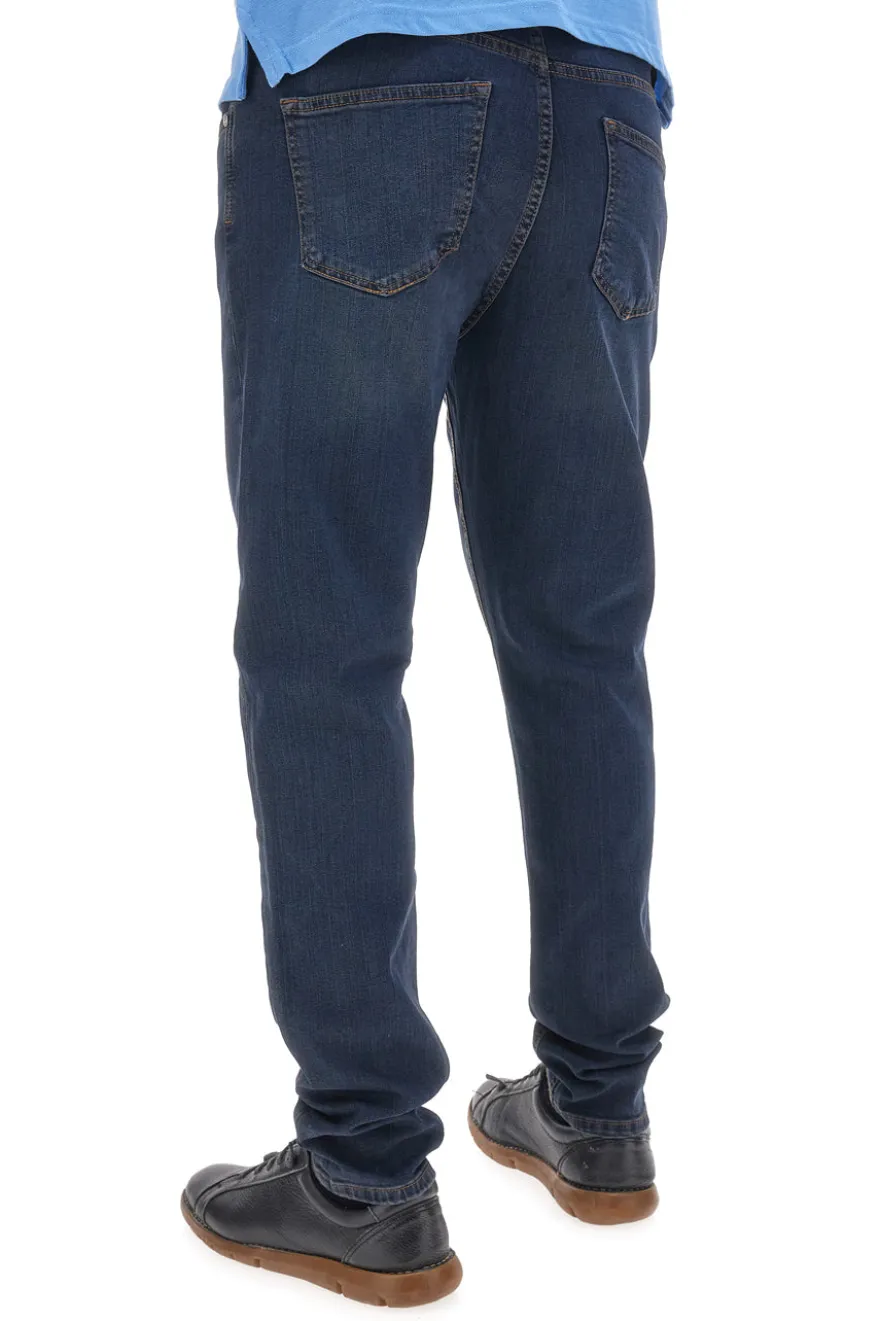 Jeans slim fit blu denim stretch Sevenoaks 2688