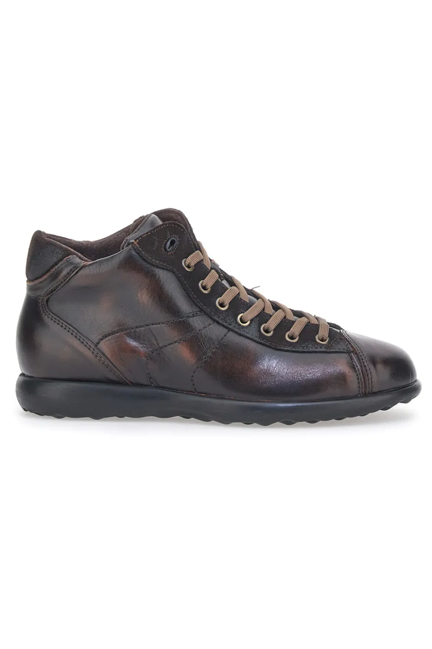 Jerpoint 1910 Braune hohe Schnürschuhe