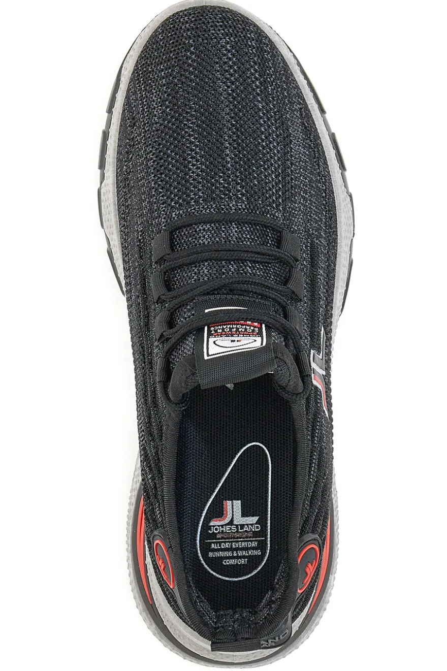 Johes Land Laufschuhe 214001 Schwarz