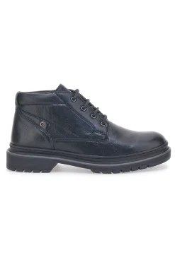 Johes Land Schwarze Schnürschuhe 23031