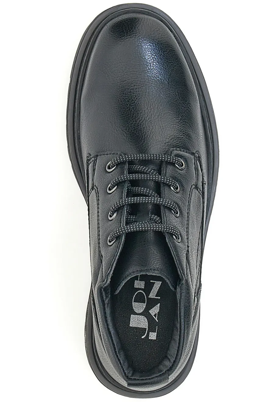 Johes Land Schwarze Schnürschuhe 23031