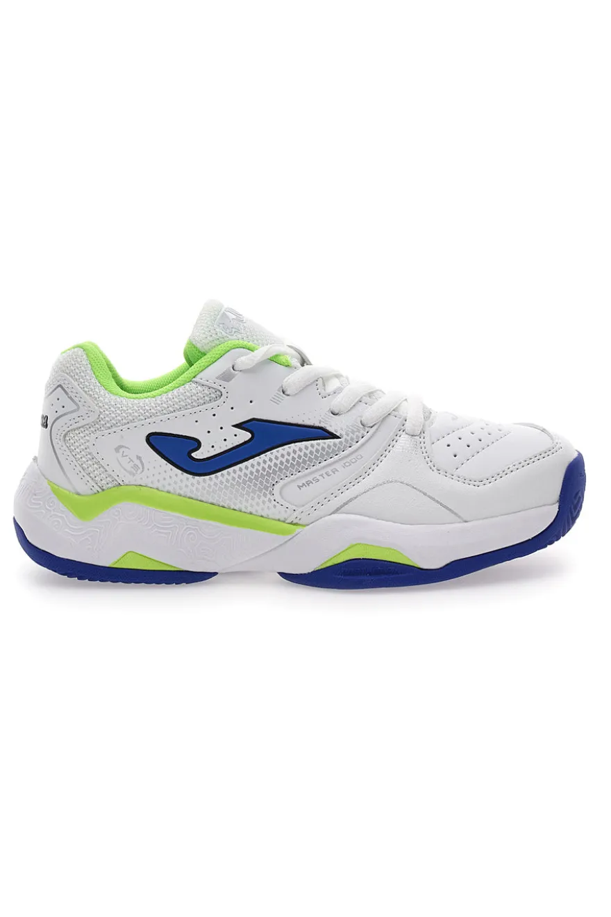 Joma MASTER 1000 JR 2502 Weiße und blaue Padelschuhe