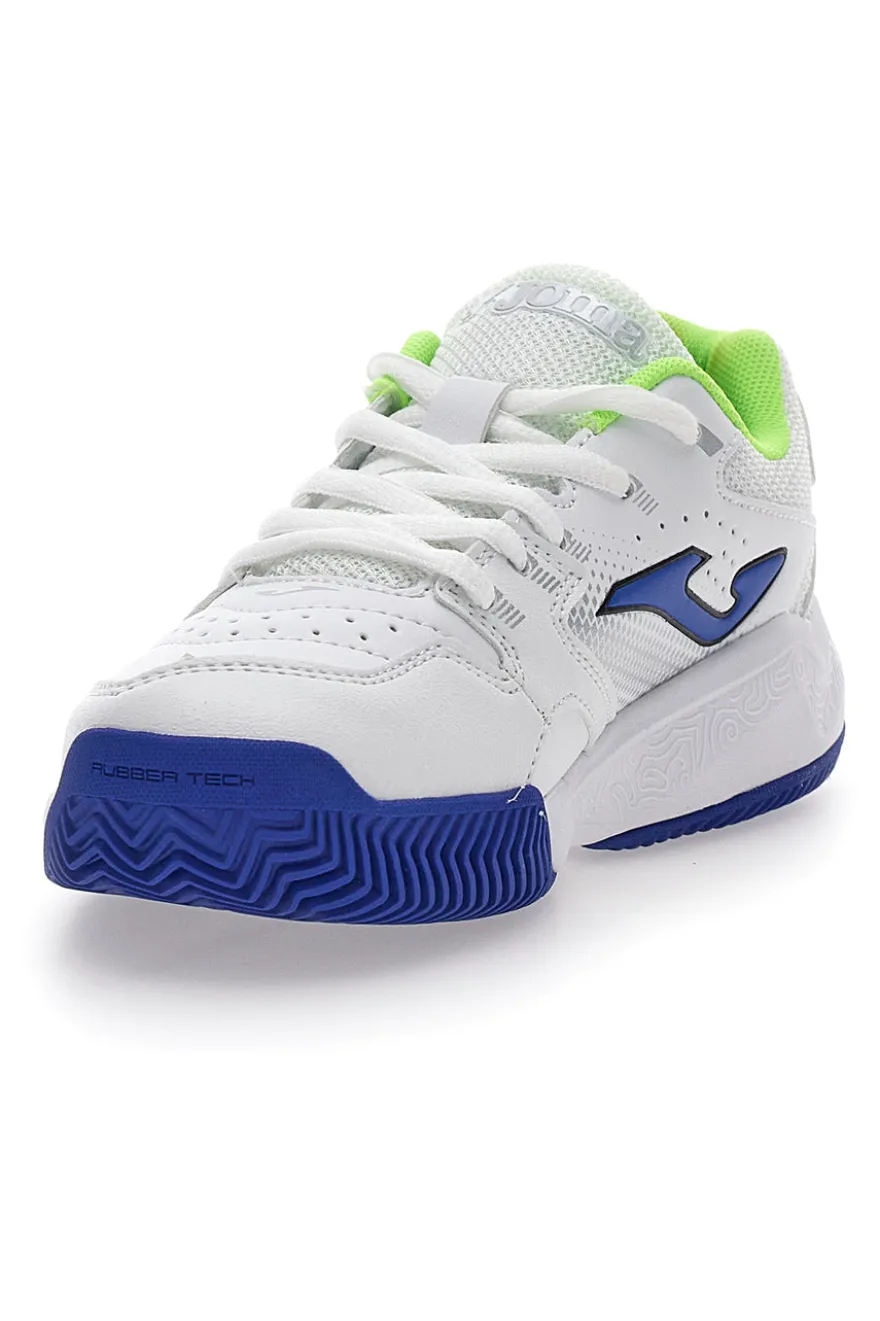 Joma MASTER 1000 JR 2502 Weiße und blaue Padelschuhe