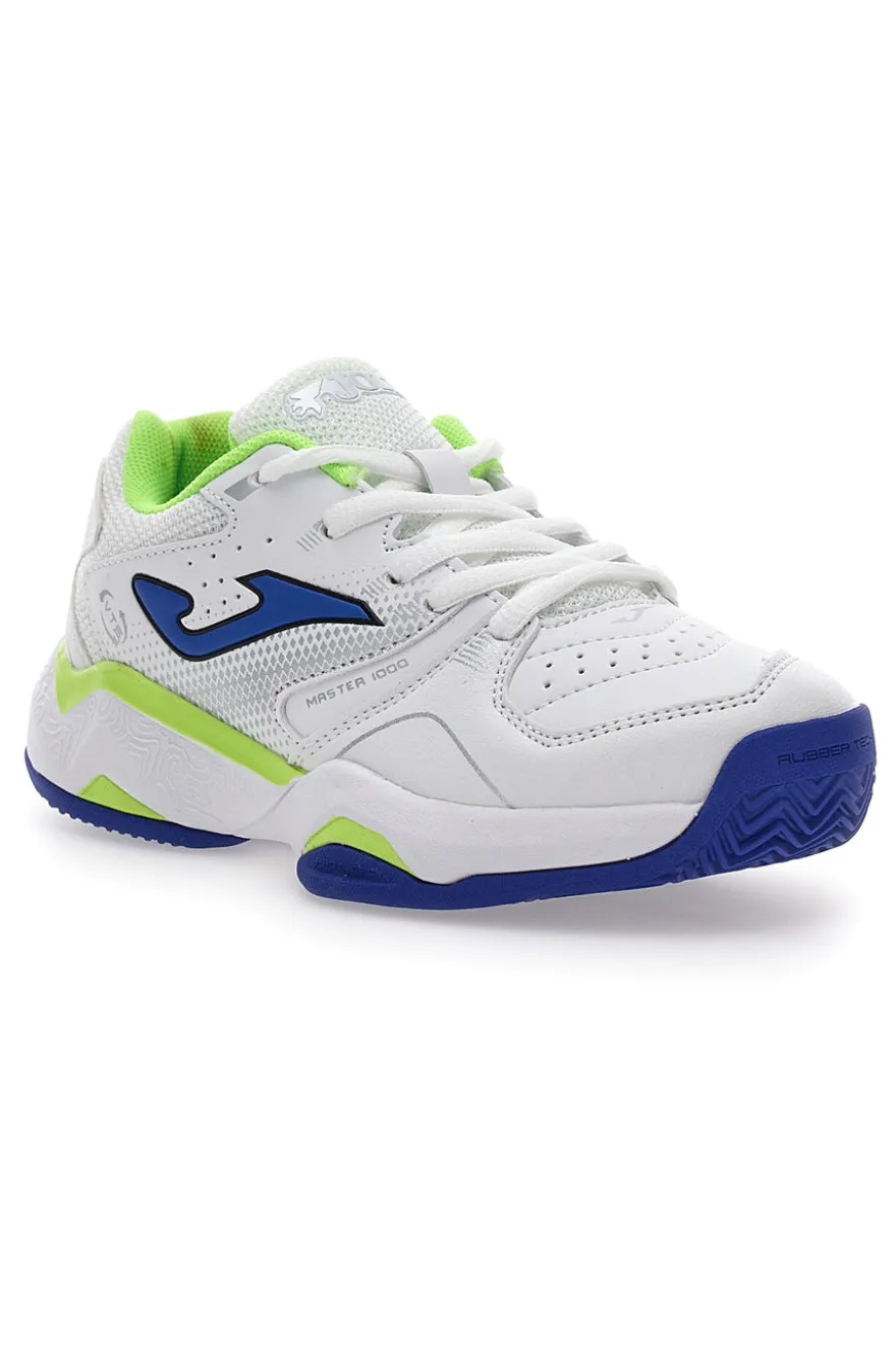Joma MASTER 1000 JR 2502 Weiße und blaue Padelschuhe