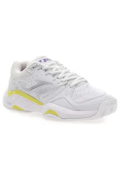 Joma MASTER 1000 LADY 2502 weiße Sportschuhe mit gelben Details