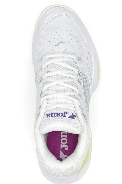 Joma MASTER 1000 LADY 2502 weiße Sportschuhe mit gelben Details