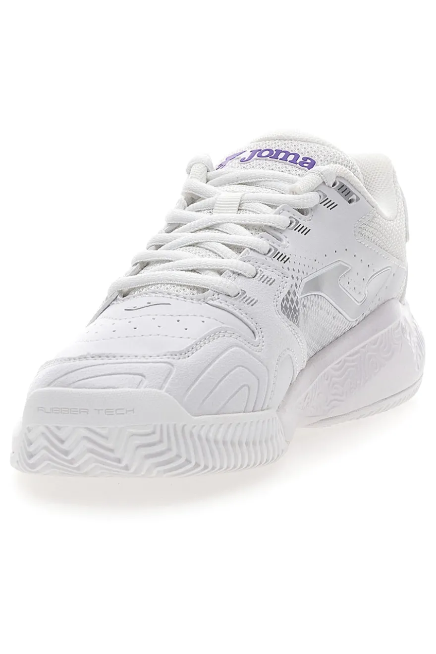 Joma MASTER 1000 LADY 2502 weiße Sportschuhe mit gelben Details
