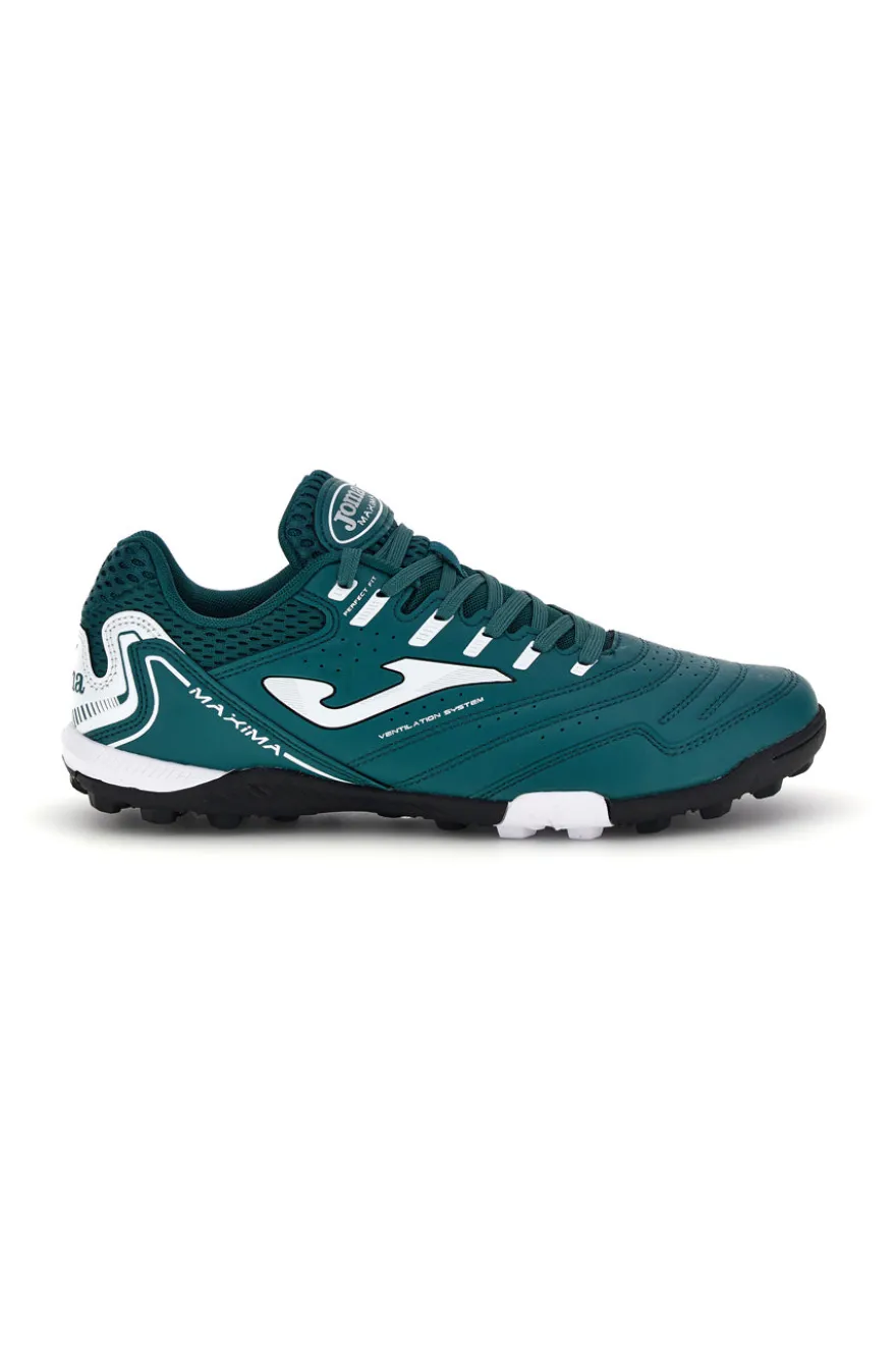 Joma Maxima 2617 grün weiß Rasen Fußballschuhe mit Multi Stollen Sohle