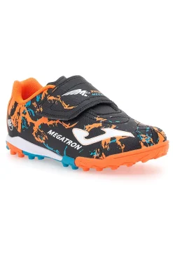 Joma Megatron Jr 2401 Fußballschuhe in Schwarz und Orange