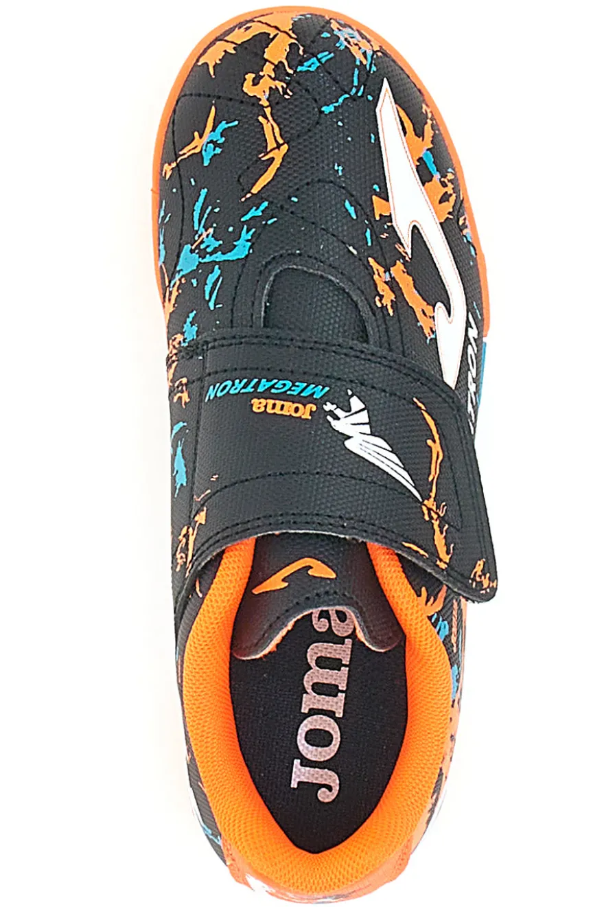 Joma Megatron Jr 2401 Fußballschuhe in Schwarz und Orange