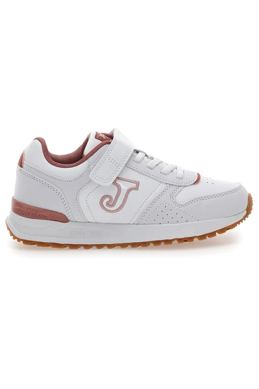 Joma Tornado Jr 2532 Weiße Sneakers mit Klettverschluss