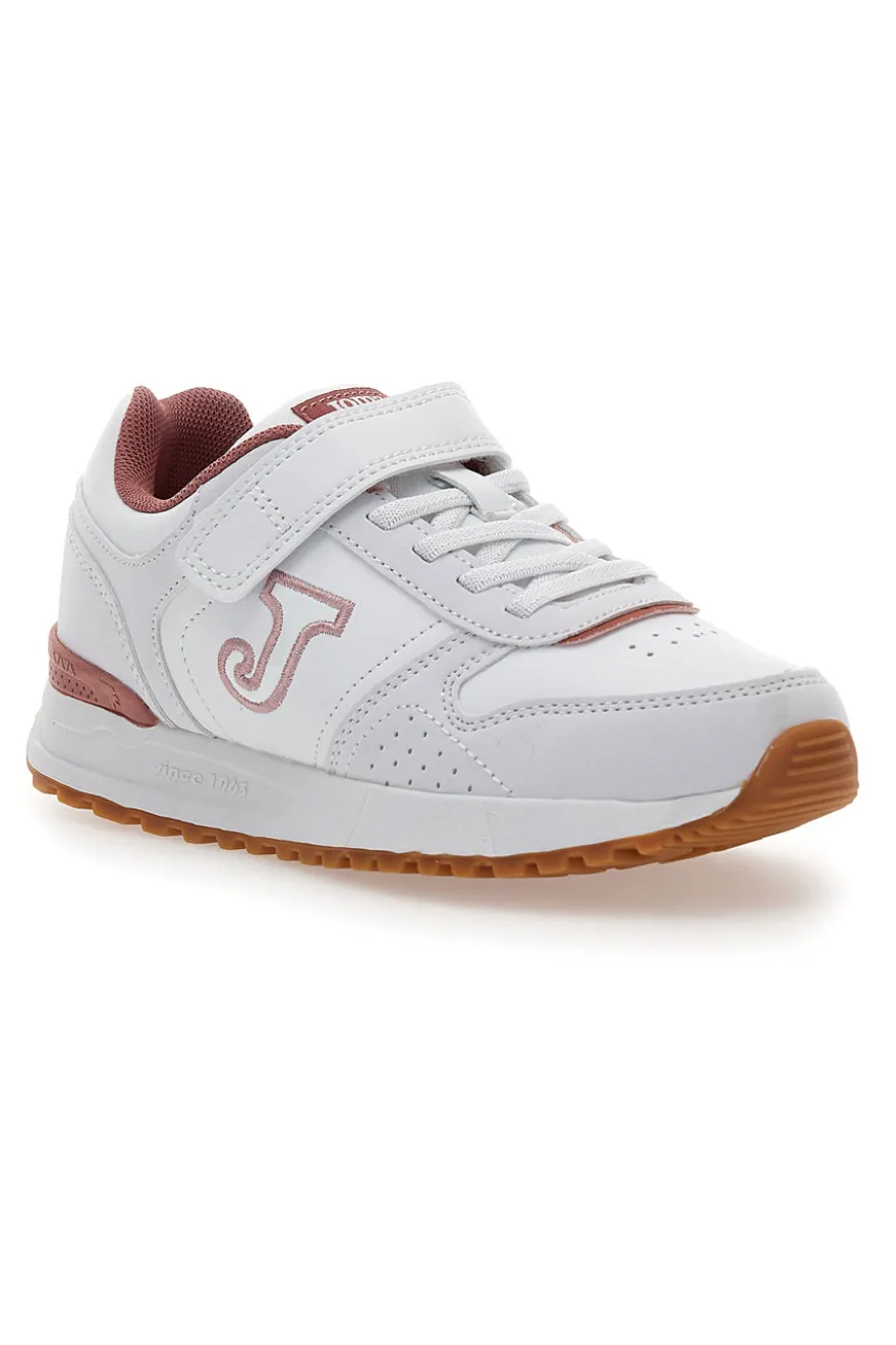 Joma Tornado Jr 2532 Weiße Sneakers mit Klettverschluss