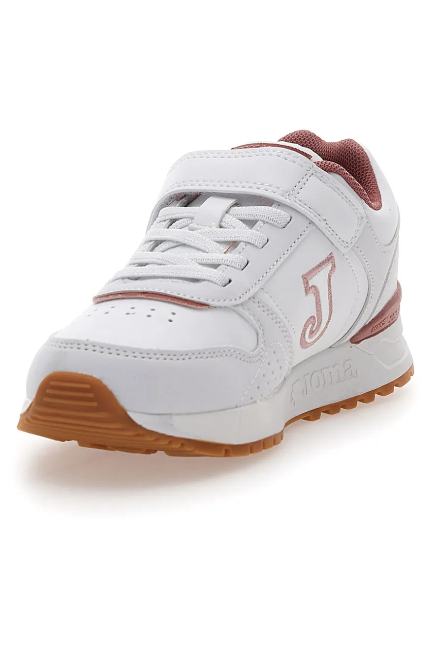 Joma Tornado Jr 2532 Weiße Sneakers mit Klettverschluss