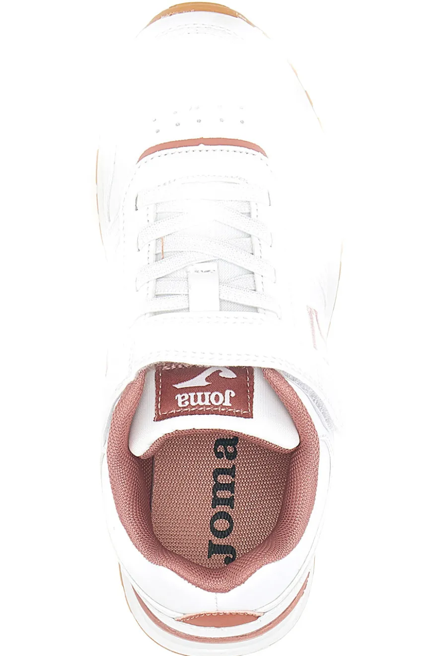 Joma Tornado Jr 2532 Weiße Sneakers mit Klettverschluss