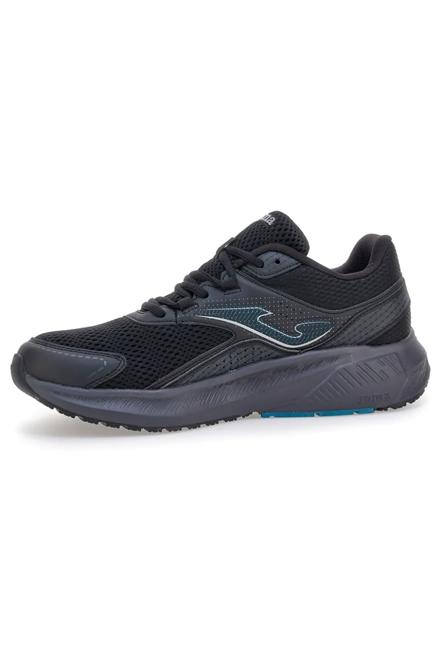 Joma Vitaly Men 2531 Schwarze Laufschuhe mit blauen Details