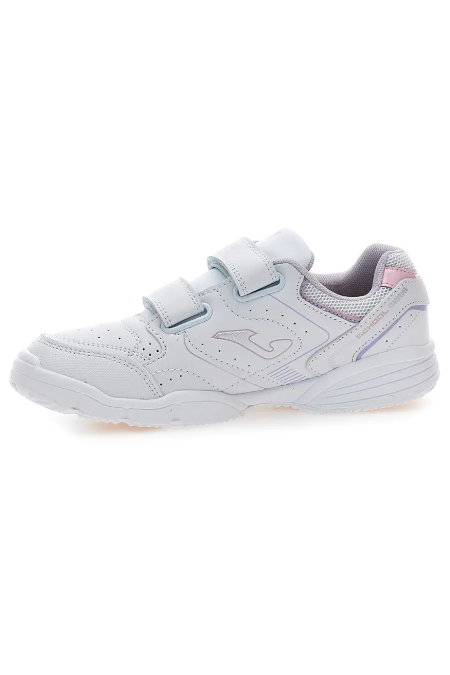 Joma W.School JR 2519 Weiße Turnschuhe mit Klettverschluss