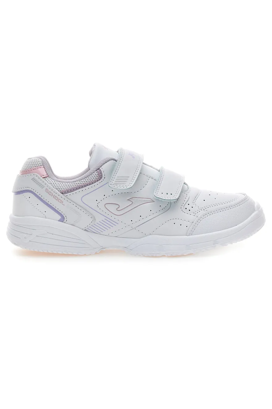 Joma W.School JR 2519 Weiße Turnschuhe mit Klettverschluss